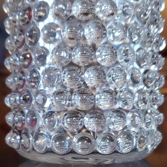 Vntg Luscious Hobnail 8 1/2" Decanter by Duncan and Miller - Picture 10 of 14